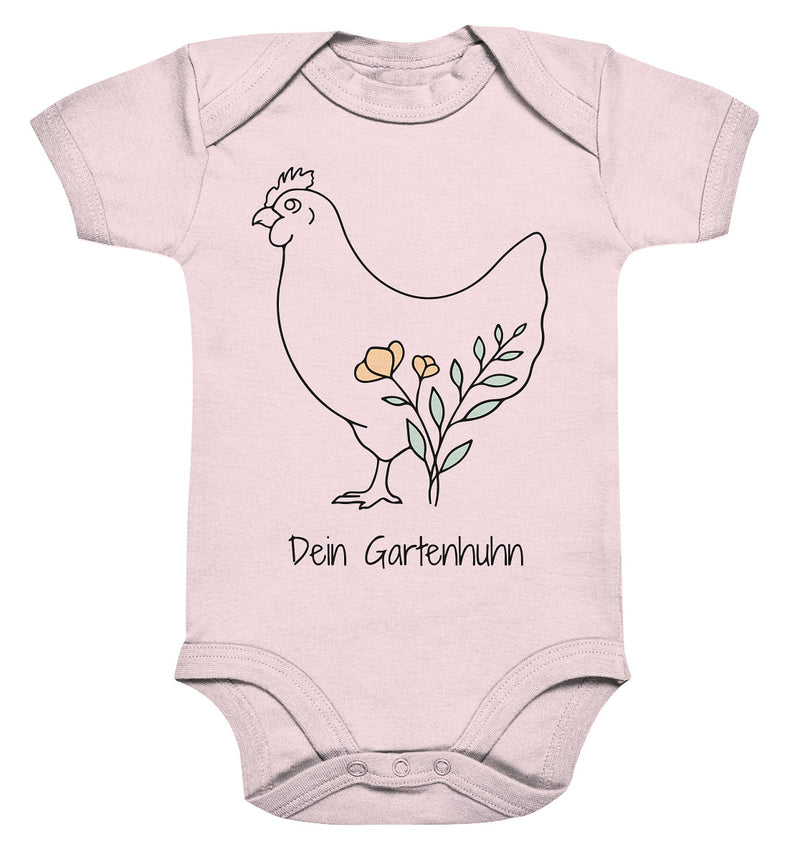 Dein Gartenhuhn Logo - Organic Baby Bodysuite